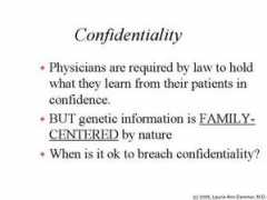 Confidentiality