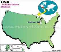 mapsofworld.com Delevan