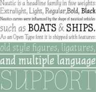 freetypography.com Nautik